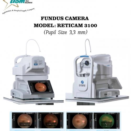 Auto Fundus Camera <br> RETICAM 3100 <br>(3.3mm pupil size)