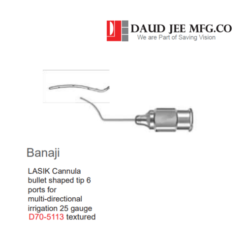 Banaji LASIK Cannula Textured