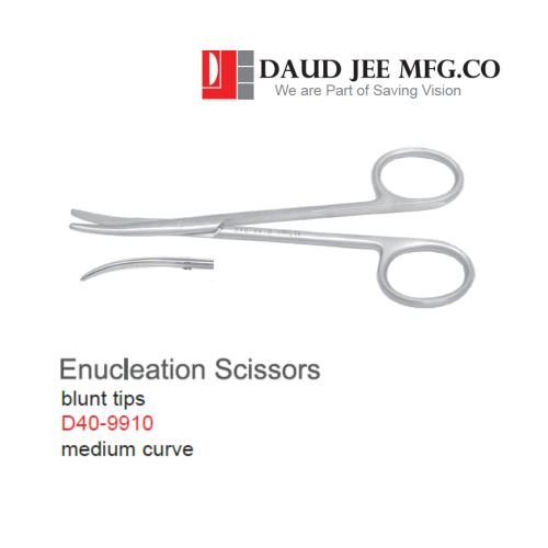 Enucleation Sciss MED Curve