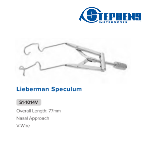 Lieberman Adj. Speculum, V Shaped Wire, Temporal