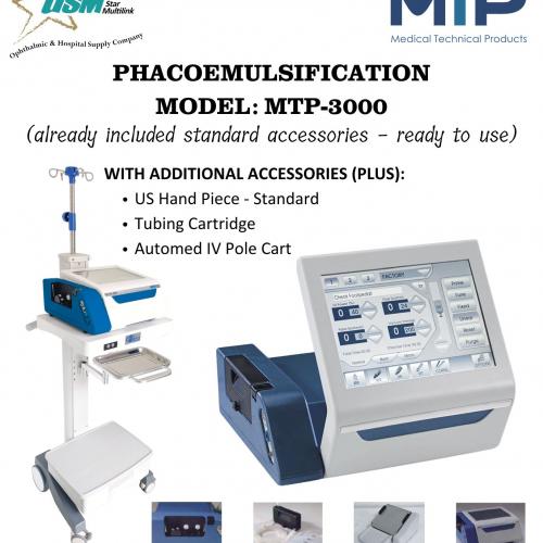 PHACOEMULSIFICATION MTP-3000 (WITH ADDITIONAL ACCESSORIES) (PLUS)