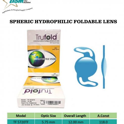 Spheric HydrophILic Foldable Lens