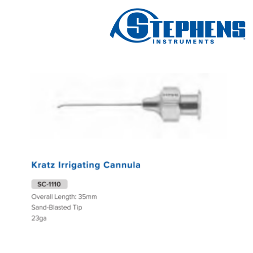 Stephens Kratz Irrigating Cannula