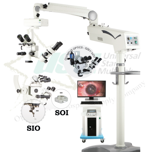 Surgical Standing Microscope SM-2000L  <br> Olympus Optic SZX7 <br> Full Specs (Plus SIO & SOI + CCTV)
