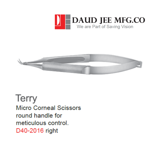 Terry Micro Corneal Scissors