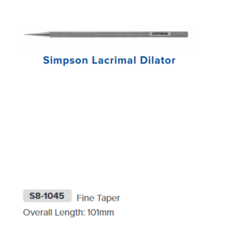 Wilder Lacrimal Dilator Fine Taper