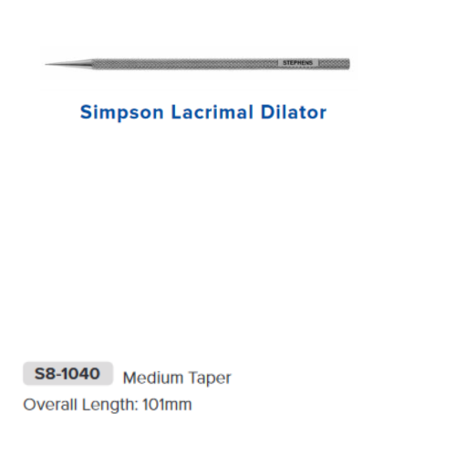 Wilder Lacrimal Dilator Medium Taper